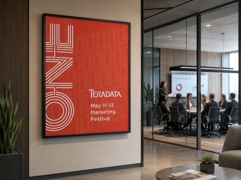 Poster design â€” Teradata: ONE